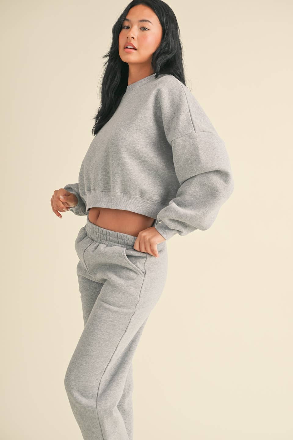 Cozy Fleece Oversized Crewneck Sweatshirt