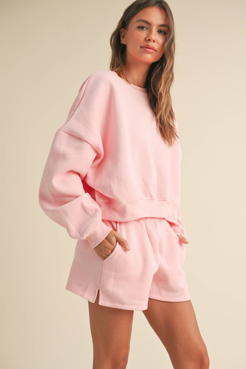 Cozy Fleece Oversized Crewneck Sweatshirt