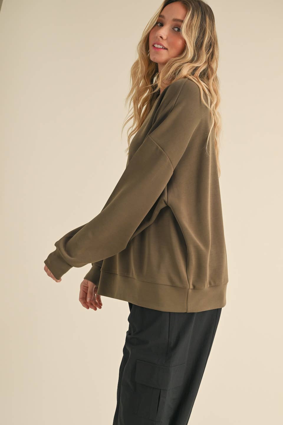 Super Soft Air Scuba Oversized Sweatshirt