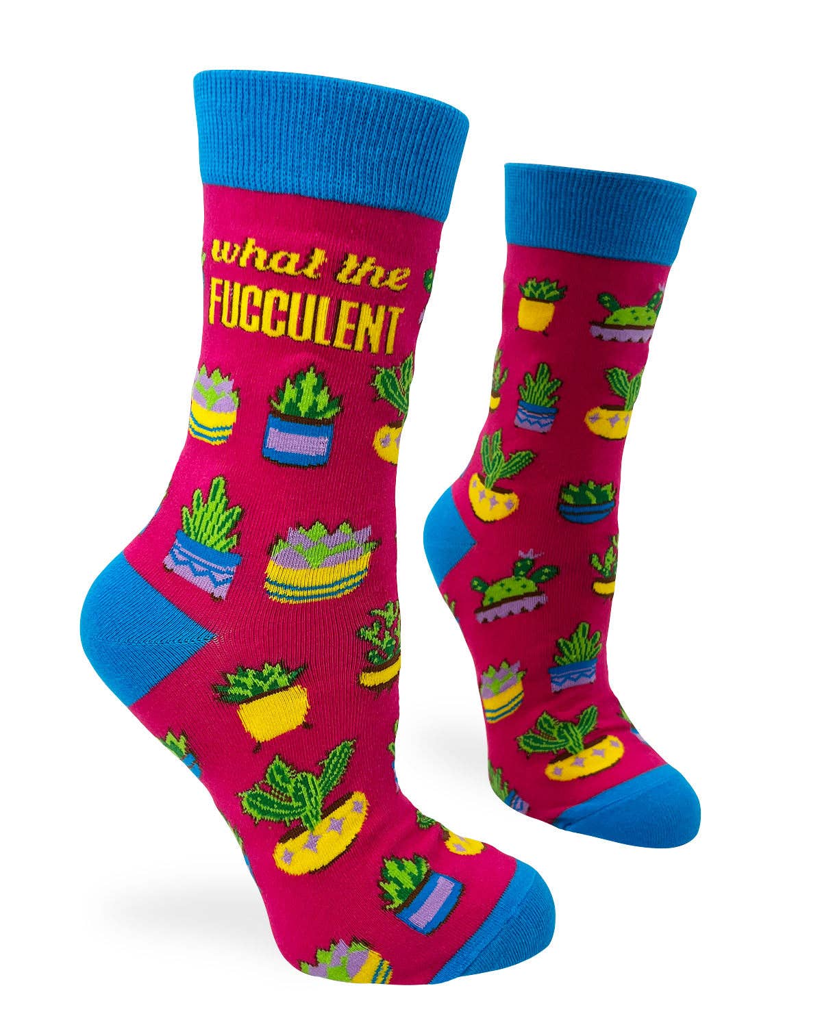 What The Fucculent Women's Crew Socks