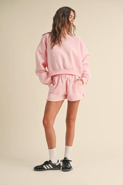 Cozy Fleece Oversized Crewneck Sweatshirt