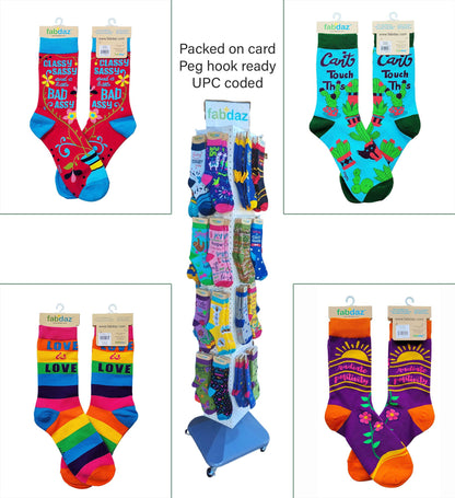 Love is Four Legged Word Women's Crew Socks