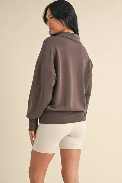 Super Soft Air Scuba Oversized Half Zip