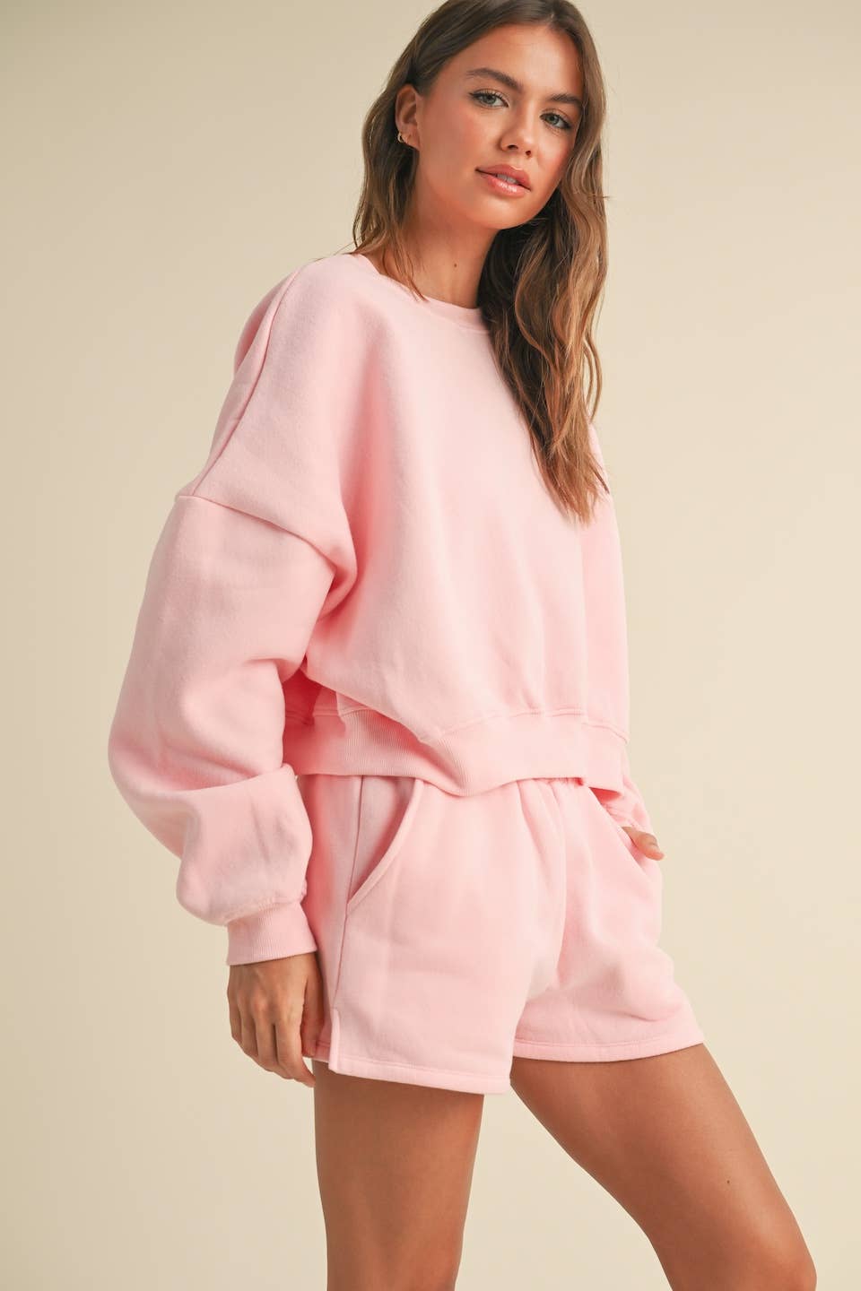 Cozy Fleece Oversized Crewneck Sweatshirt