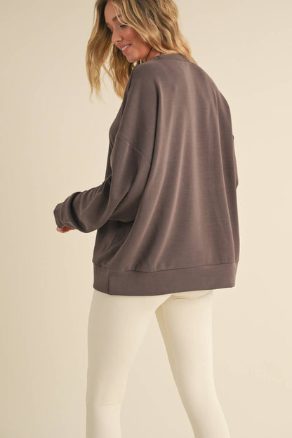 Super Soft Air Scuba Oversized Sweatshirt