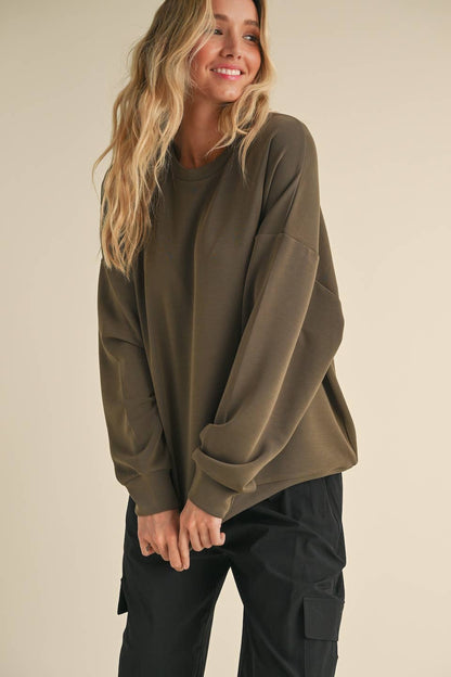 Super Soft Air Scuba Oversized Sweatshirt