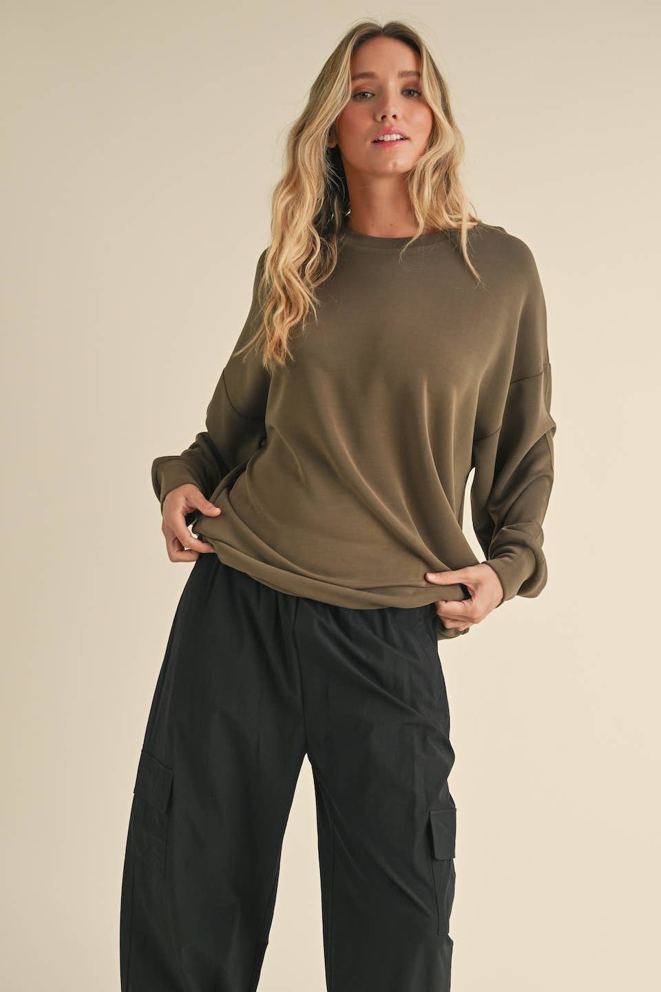 Super Soft Air Scuba Oversized Sweatshirt