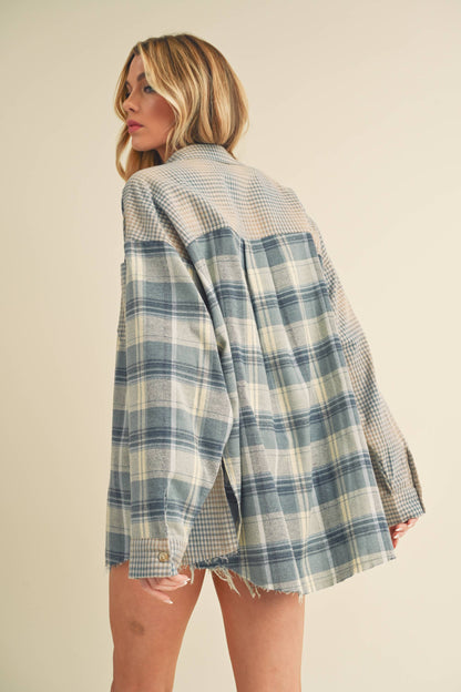 8376EN Kambrie Plaid Flannel Shirt