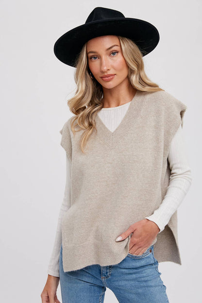 OVERSIZED KNIT VEST