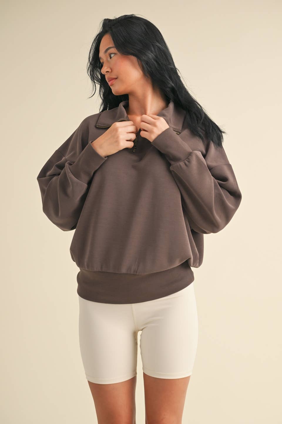 Super Soft Air Scuba Oversized Half Zip