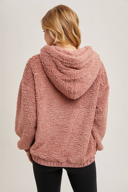 SHERPA HOODIE PULLOVER