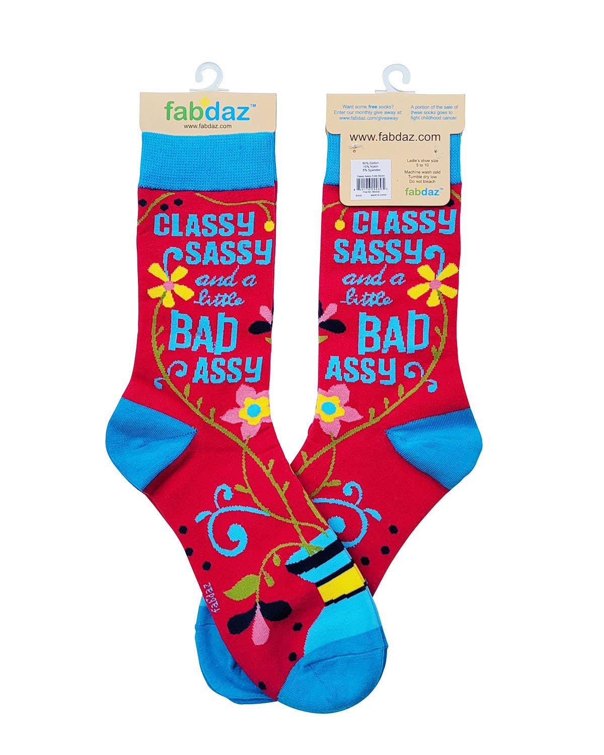 Classy Sassy and a Little Bad Assy Women's Crew Socks