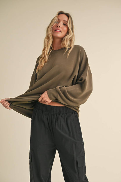 Super Soft Air Scuba Oversized Sweatshirt