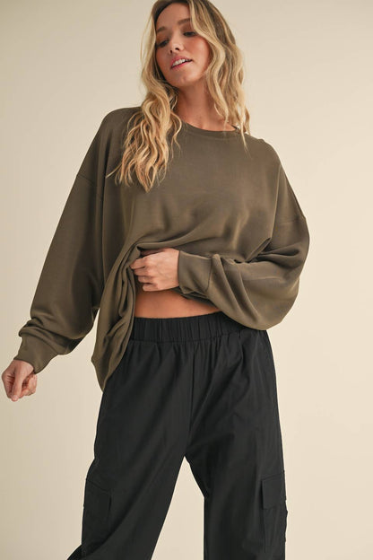 Super Soft Air Scuba Oversized Sweatshirt