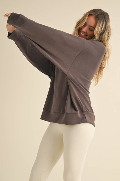 Super Soft Air Scuba Oversized Sweatshirt