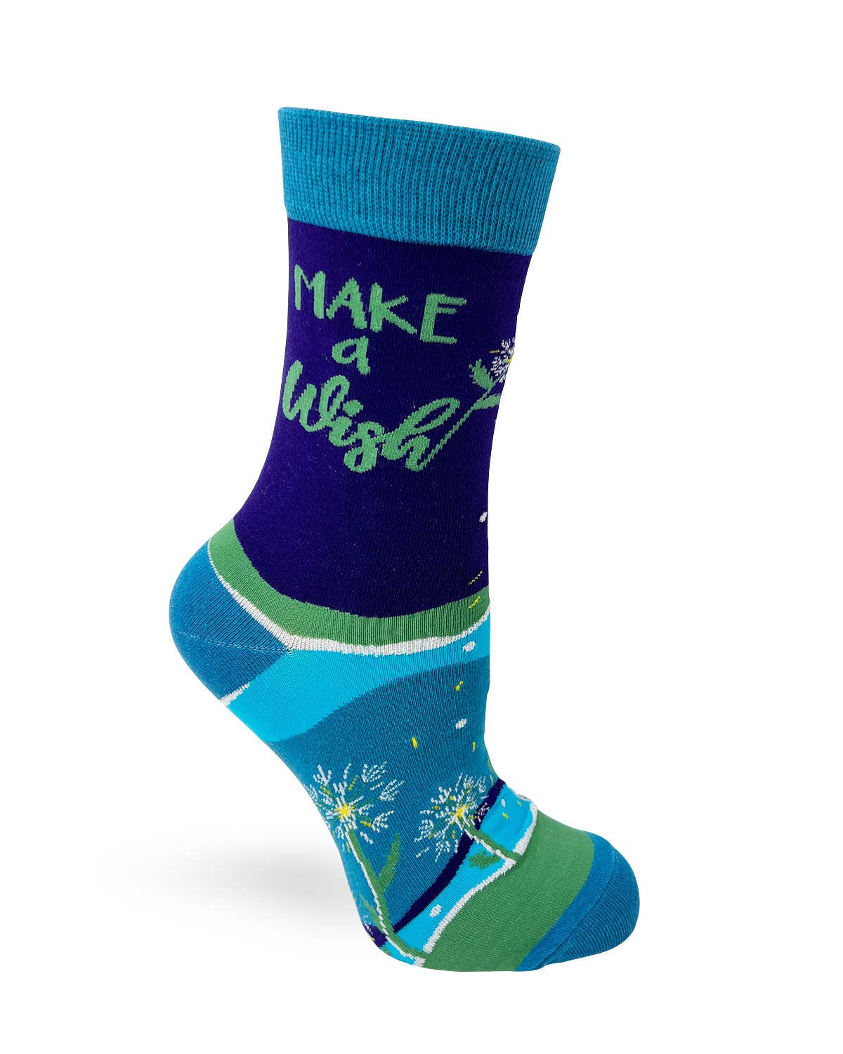 Make a Wish Women's Novelty Crew Socks