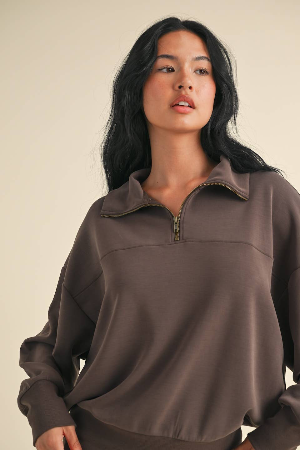 Super Soft Air Scuba Oversized Half Zip