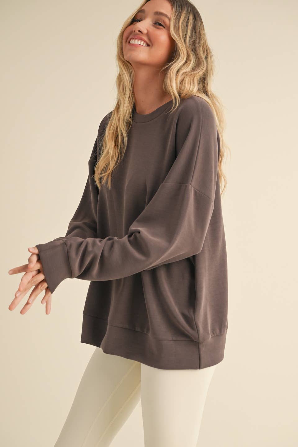 Super Soft Air Scuba Oversized Sweatshirt