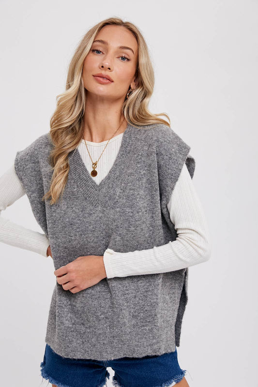 OVERSIZED KNIT VEST