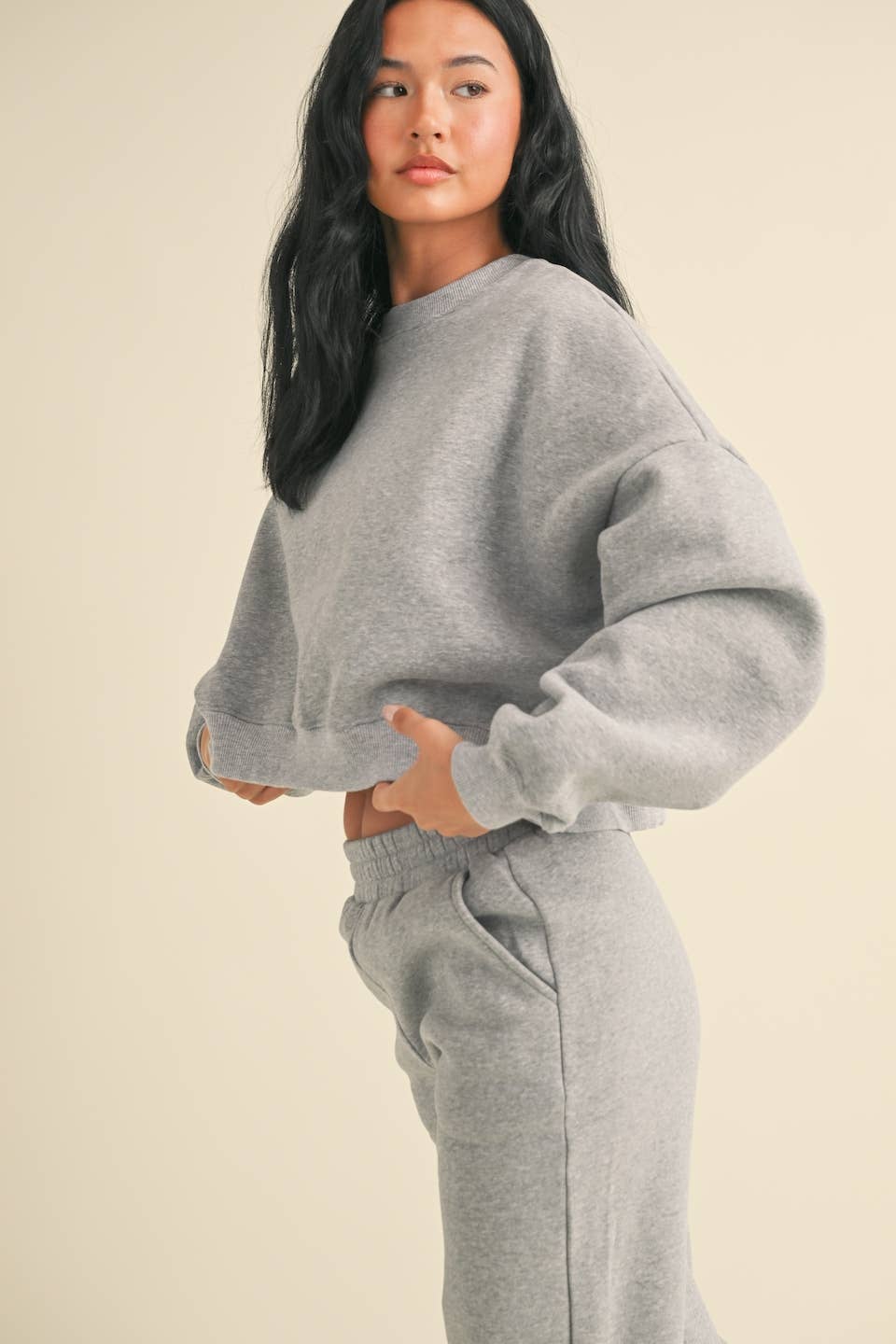 Cozy Fleece Oversized Crewneck Sweatshirt