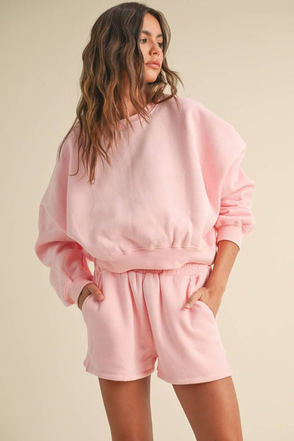 Cozy Fleece Oversized Crewneck Sweatshirt