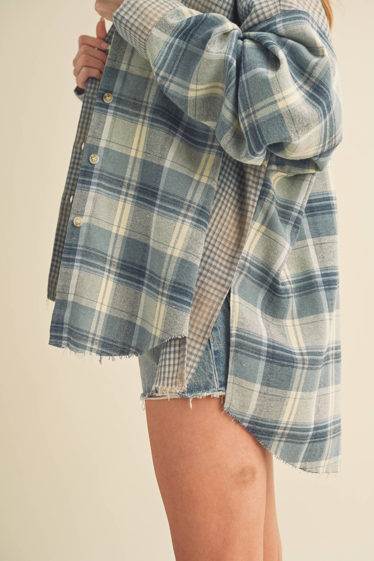 8376EN Kambrie Plaid Flannel Shirt